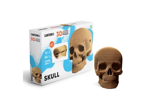 фото 1 - Картонный конструктор "Cartonic 3D Puzzle SKULL" 1DEA.me