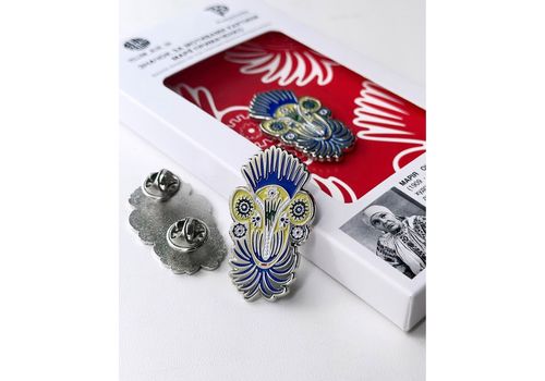 фото 1 - Значок Коронований баран,  Марія Примаченко. INSPIRED BY