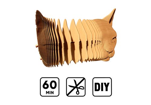 зображення 11 - Картонний конструктор 1DEA.me "Cartonic 3D Puzzle CAT"