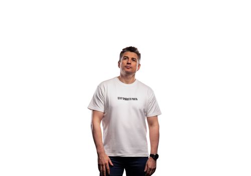 зображення 1 - Oversize футболка "Центр Прийняття рішень" Молочная