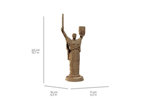фото 10 - Картонный конструктор "Cartonic 3D Puzzle MOTHER UKRAINE" 1DEA.me