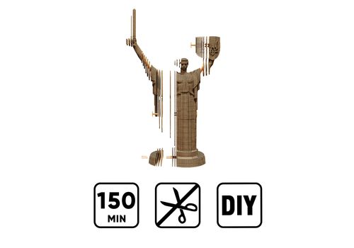 фото 11 - Картонный конструктор "Cartonic 3D Puzzle MOTHER UKRAINE" 1DEA.me