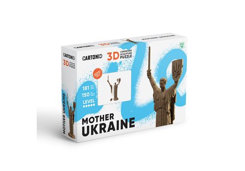 фото 12 - Картонный конструктор "Cartonic 3D Puzzle MOTHER UKRAINE" 1DEA.me