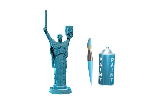 фото 13 - Картонный конструктор "Cartonic 3D Puzzle MOTHER UKRAINE" 1DEA.me