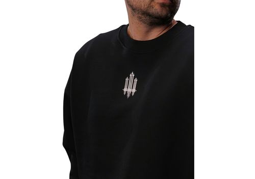 фото 3 - Свитшот Тризуб F16 с написью Ukraine сзади, Черный