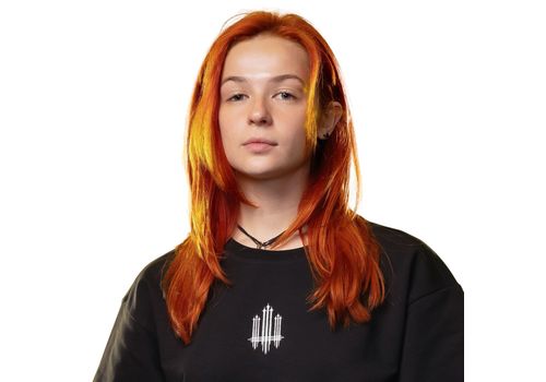 фото 9 - Oversize футболка Тризуб F16 с надписью Ukraine сзади, Черная