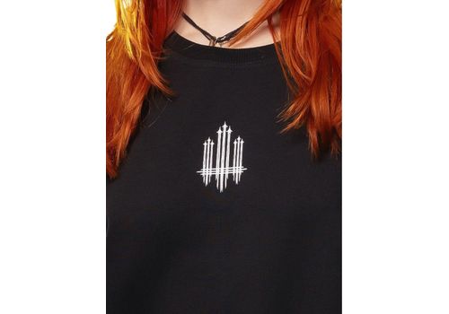 фото 11 - Oversize футболка Тризуб F16 с надписью Ukraine сзади, Черная