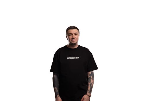 зображення 1 - Oversize футболка Центр Прийняття Рішень, Черная