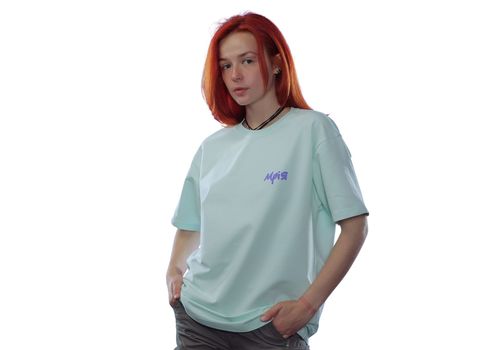 зображення 8 - Oversize футболка Мрія, Мята