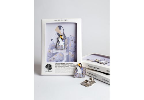 зображення 1 - Значок за мотивами картини СВОБОДА АЛЬБІНИ КОЛЕСНІЧЕНКО. INSPIRED BY