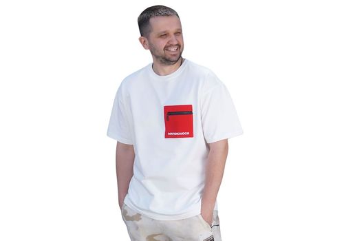 фото 7 - Oversize футболка Матюкаюся Молочная