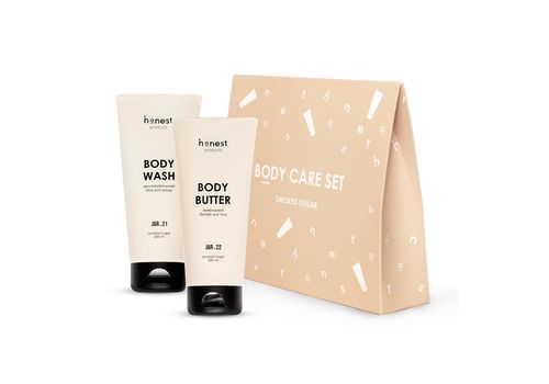 зображення 1 - Body care gift set smoked sugar- набір для догляду за тілом honest products
