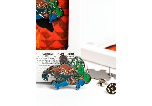 фото 1 - Значок за мотивами картини ВИШНЕВИЙ ВІТЕР, Віктор Зарецький. INSPIREDBY UA