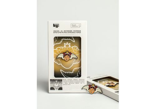 зображення 1 - Значок Гіпнос за мотивами розписів інтерєрів Музею Ханенків у Києві INSPIREDBY UA