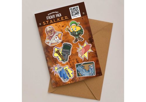 фото 1 - Стикерпак "S.T.A.L.K.E.R." Papadesign