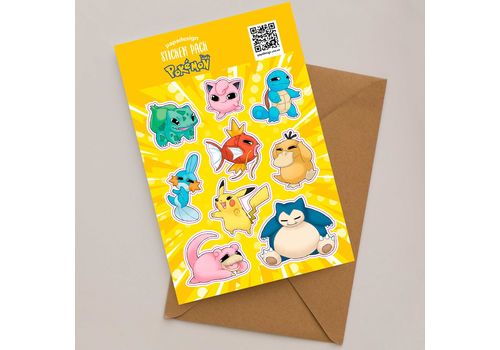 фото 1 - Стикерпак "derpy Pokemon"