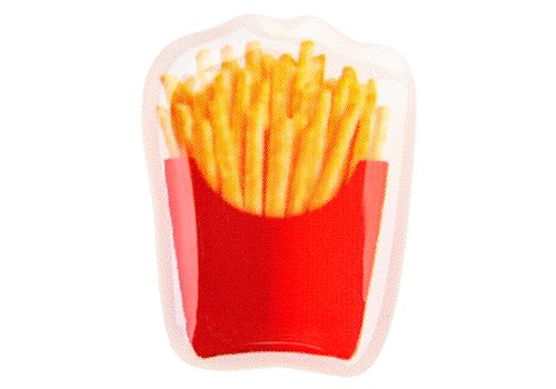 фото 1 - Обьемный стикер "Картопля фрі" NokNok