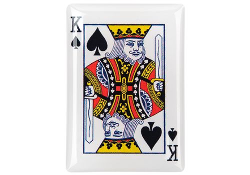 фото 1 - Обьемный стикер "Піковий король" NokNok