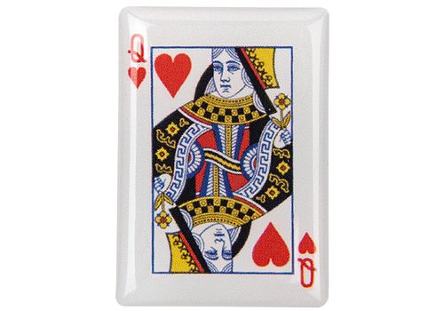 фото 1 - Обьемный стикер "Чирвова дама" NokNok