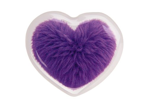 фото 1 - Обьемный стикер "Пухнасте сердечко" NokNok