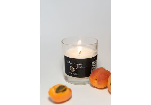 зображення 2 - Соєва свічка "Луганські абрикоси. Мандруй Україною", 250мл Chysta.ua