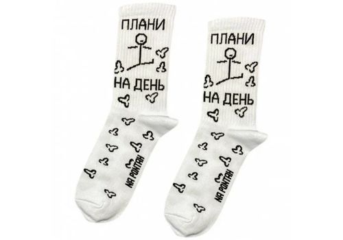 зображення 1 - Шкарпетки Ponty Shop "Плани на день"