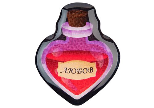 фото 1 - Обьемный стикер "Еліксир любов" NokNok