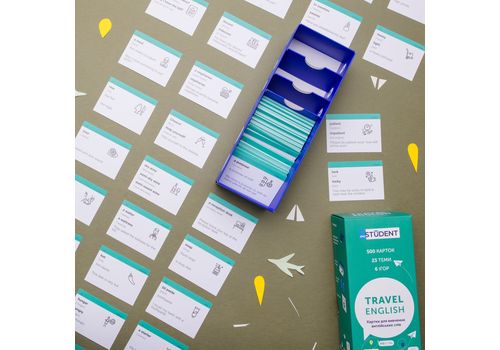 фото 2 - Карточки Travel English English Student