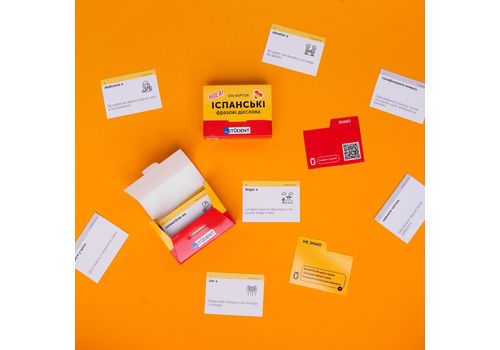 фото 2 - Карточки English Student "Испанские Фразовые Глаголы" на украинском