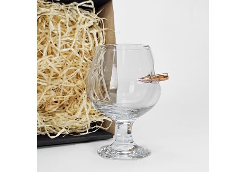 фото 2 - Коньячный бокал с пулей VSKLO