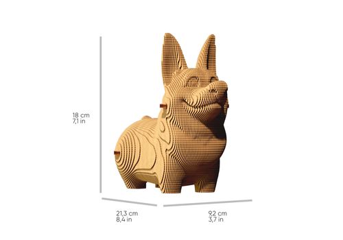 зображення 12 - Картонний конструктор 1DEA.me "Cartonic 3D Puzzle CORGI"