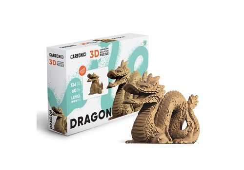 фото 1 - Картонный конструктор "Cartonic 3D Puzzle DRAGON"