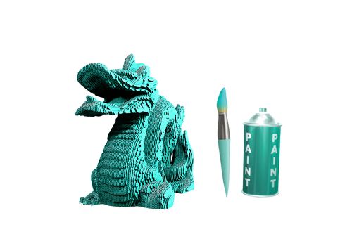 фото 10 - Картонный конструктор "Cartonic 3D Puzzle DRAGON"