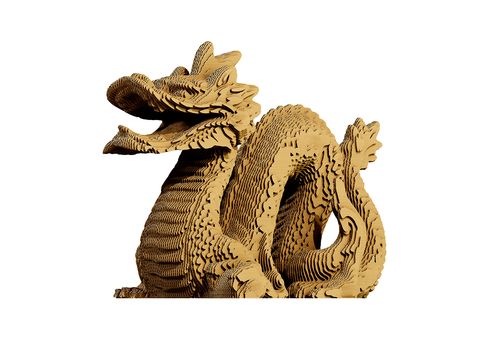 фото 6 - Картонный конструктор "Cartonic 3D Puzzle DRAGON"