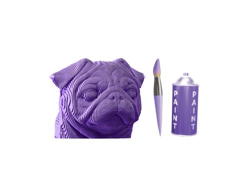 фото 10 - Картонный конструктор "Cartonic 3D Puzzle Pug" 1DEA.me