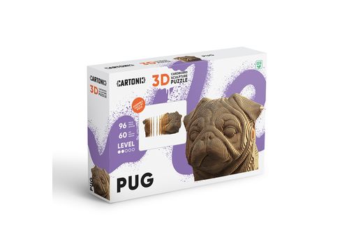 фото 11 - Картонный конструктор "Cartonic 3D Puzzle Pug" 1DEA.me
