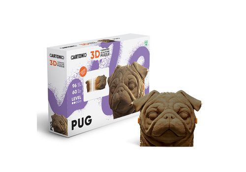 фото 1 - Картонный конструктор "Cartonic 3D Puzzle Pug" 1DEA.me