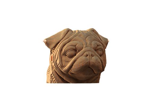 фото 4 - Картонный конструктор "Cartonic 3D Puzzle Pug" 1DEA.me