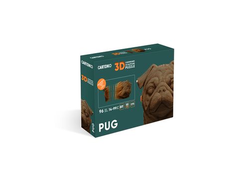 фото 6 - Картонный конструктор "Cartonic 3D Puzzle Pug" 1DEA.me