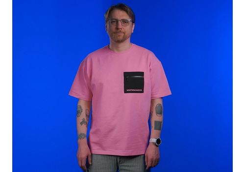 фото 2 - Oversize футболка Матюкаюся, Розовая Ісландія merch_shop