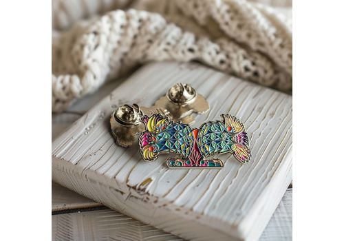 фото 1 - Значок за мотивами мозаїчного панно  Дерево життя,  Алла Горська. INSPIRED BY