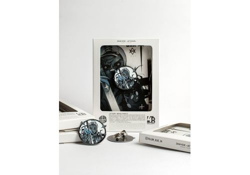 фото 1 - Значок за мотивами графіті АГОНІЯ МАШИ ШАНГО. INSPIRED BY