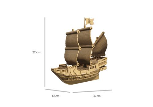 зображення 6 - Картонний конструктор Cartonic 3D PIRATE SHIP