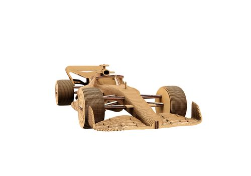 фото 2 - Картонный конструктор Cartonic 3D RACING CAR