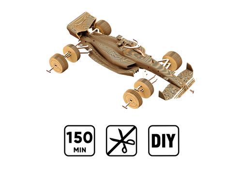 фото 9 - Картонный конструктор Cartonic 3D RACING CAR