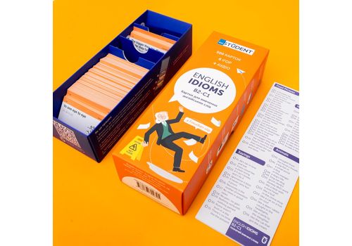 зображення 3 - Картки для вивчення англійської мови English Student - Idioms B2-C1  (500 карток)