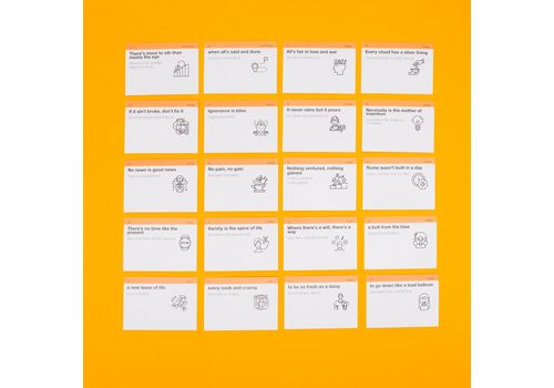 зображення 4 - Картки для вивчення англійської мови English Student - Idioms B2-C1  (500 карток)