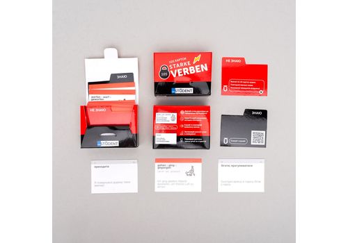 зображення 2 - Картки для вивчення німецької мови English Student - Starke Verben (105 карток)