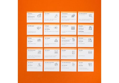 зображення 4 - Картки для вивчення німецької мови English Student - рівень В1.2 (500 карток)