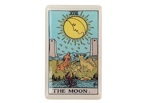 фото 1 - Обьемний стикер "Таро Місяць" NokNok